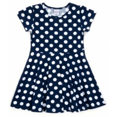 Плаття Lovetti в горошок (5911-68-128G-blue)