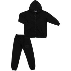 Спортивний костюм дитячий A-Yugi на блискавці (7167-164G-black)