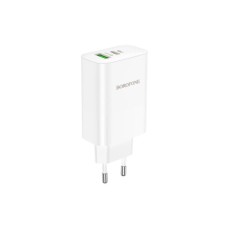 Зарядний пристрій BOROFONE BN10 Sunlight 1xUSB-C PD65W + 1xUSB-A White (6974443388190)