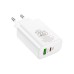 Зарядний пристрій BOROFONE BN10 Sunlight 1xUSB-C PD65W + 1xUSB-A White (6974443388190)