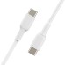 Дата кабель USB-C to USB-C 1.0m PVC white Belkin (CAB003BT1MWH)