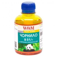 Чорнило WWM Brother DCP-T300/T500W/T700W 200г Yellow Water-soluble (B51/Y)