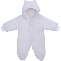 Комбінезон дитячий HAPPY TOT з вушками ПУШОК (1211-56-cream)