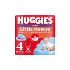 Підгузки Huggies Little Movers/Pants 4 Jumbo 9-14 кг для хлопчиків 36 шт (5029053564265)