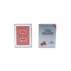 Гральні карти Modiano Old Trophy Moto 100 Plastic (red) (00462)