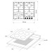 Варочна поверхня Pyramida PFG 604 T WH B