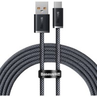 Дата кабель USB 2.0 AM to USB-C 2.0m 5A Gray Baseus (CALD000716)