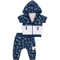 Набір дитячого одягу Tongs з капюшоном (4668-86B-blue)