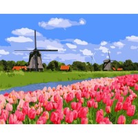 Картина по номерам Santi Сонячний Амстердам 40х50 см (954739)