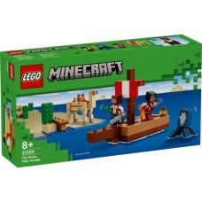 Конструктор LEGO Minecraft Подорож на піратському кораблі (21259-)