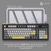 Клавіатура Ajazz AK980 V2 Gift Switch V2 Wireless/Bluetooth/USB UA Black/Grey/Yellow (AK980-V2-G-BGY)