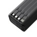 Батарея універсальна XO 30000mAh, PD/20W, QC/22,5W, Lamp, black (XO-PR285)