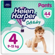 Підгузки Helen Harper Soft&Dry Maxi Розмір 4 (9-15 кг) 44 шт (5411416031703) (271440)