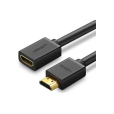 Кабель мультимедійний HDMI M to HDMI F 0.5m HD107 black Ugreen (10140)