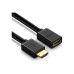 Кабель мультимедійний HDMI M to HDMI F 0.5m HD107 black Ugreen (10140)