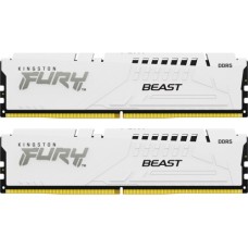 Модуль пам'яті для комп'ютера DDR5 32GB (2x16GB) 5600 MHz FURY Beast White Kingston Fury (ex.HyperX) (KF556C40BWK2-32)