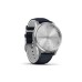 Смарт-годинник Garmin vivomove Luxe, S/E EU, Silver, Navy, Leather (010-02241-20)