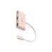 Концентратор J5create USB-C 3-in-1 1xHDMI + 1xUSB 3.2 + 1xUSB-C PD100W pink (JCA379ER-N)