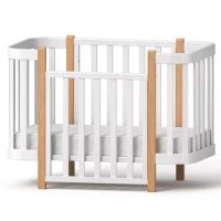 Ліжечко Angelo Magic біле (біло-букове) 120х60 (12000)