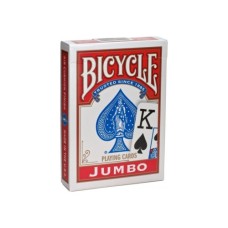 Гральні карти Bicycle Rider Back International Jumbo Index (red) (JIR001-1)