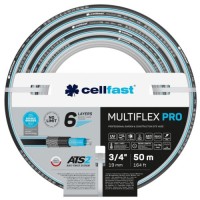 Шланг для поливу Cellfast MULTIFLEX PRO 3/4" 50м, 6 шарів, до 35 Бар, -20…+65°C (13-822)
