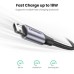 Дата кабель USB 2.0 AM to Micro 5P 1.0m US290 Aluminum Braid Black Ugreen (60146)
