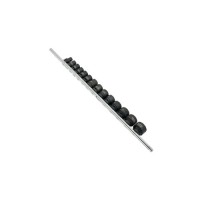 Набір головок Toptul ударних дюймових 1/2" 3/8...1-1/4 14шт. на планці (GBAQ1401D)