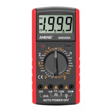 Цифровий мультиметр ANENG AN9205A, V, A, R, F, функція hFE (AN9205A)
