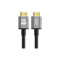 Кабель мультимедійний HDMI to HDMI 5.0m v2.0 black XO (GB017B-HDMI.tranish)