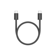 Дата кабель USB-C to USB-C 1.0m 60W Magnet Braided Black Canyon (CND-CCMG60AB15B)