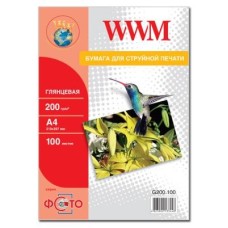 Фотопапір WWM A4 (G200.100)