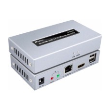 Адаптер HDMI extender 100m UHD 4K/60Hz CAT5E/6 + USB 2.0 Dtech (DT-7051)