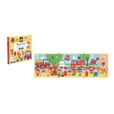 Розвиваюча іграшка Janod Магнітні історії Пожежники 30 елементів (J05453)