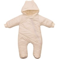 Комбінезон дитячий HAPPY TOT утеплений на блискавці (755-62-cream)