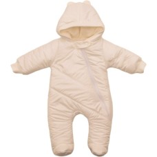 Комбінезон дитячий HAPPY TOT утеплений на блискавці (755-62-cream)