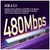 Концентратор ColorWay USB-A/USB-C 4-in-1 USB2.0х2/USB3.0/USB-C2.0 (CW-HUB06)