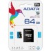 Карта пам'яті ADATA 64GB microSD class 10 UHS-I A1 Premier (AUSDX64GUICL10A1-RA1)