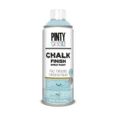 Фарба-аерозоль Pintyplus на водній основі Chalk-finish, Бірюза світла, 400 мл (8429576231403)