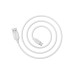 Дата кабель USB 2.0 AM to USB-C 1.0m 2.4A PVC BX14 white BOROFONE (6957531089995)