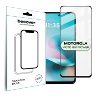 Скло захисне BeCover Motorola Moto G57 Power Black (714855)