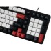 Клавіатура AOC GK116H1 LED USB UA White/Red/Black (GK116H1/97)