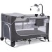 Дитячий манеж Kinderkraft кровать Leody с пеленатором Grey (5902533917952)
