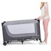 Дитячий манеж Kinderkraft кровать Leody с пеленатором Grey (5902533917952)