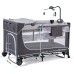 Дитячий манеж Kinderkraft кровать Leody с пеленатором Grey (5902533917952)