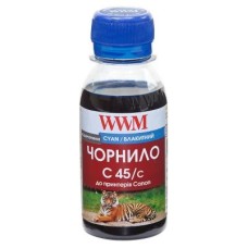 Чорнило WWM Canon CL-441/CL-446/CLI-451C 100г Cyan Water-soluble (C45/C-2)