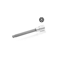 Головка торцева Toptul шестигранник HEX 6 мм 140мм 1/2" з кулею (BCSA1606)