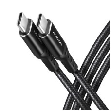 Дата кабель USB-C to USB-C 3.0m v3.2 Gen 1 PD 60W 3A black AXAGON (BUCM3-CM30AB)
