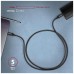 Дата кабель USB-C to USB-C 3.0m v3.2 Gen 1 PD 60W 3A black AXAGON (BUCM3-CM30AB)