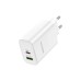 Зарядний пристрій BOROFONE BN10 Sunlight 1xUSB-C PD65W + 1xUSB-A White (6974443388190)