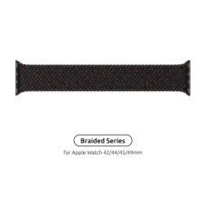 Ремінець до смарт-годинника Armorstandart Braided Solo Loop для Apple Watch 49/46/45/44/42 (Series 1-3) Black Unity Size 10 (172 mm) (ARM64906)